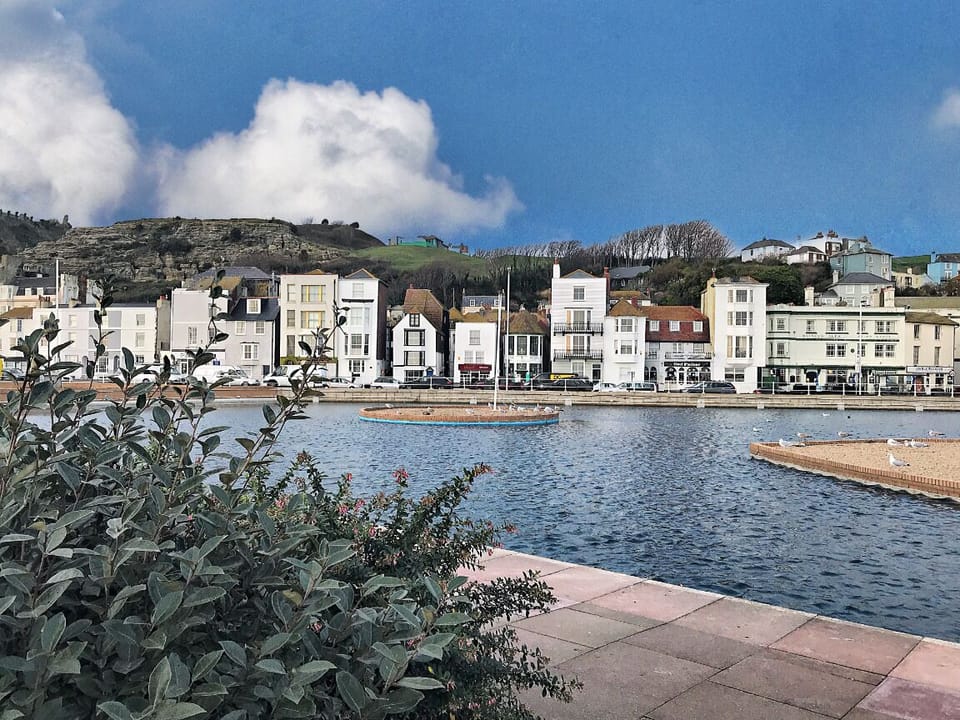 The historic Old Town seafront just a short couple of minutes walk away