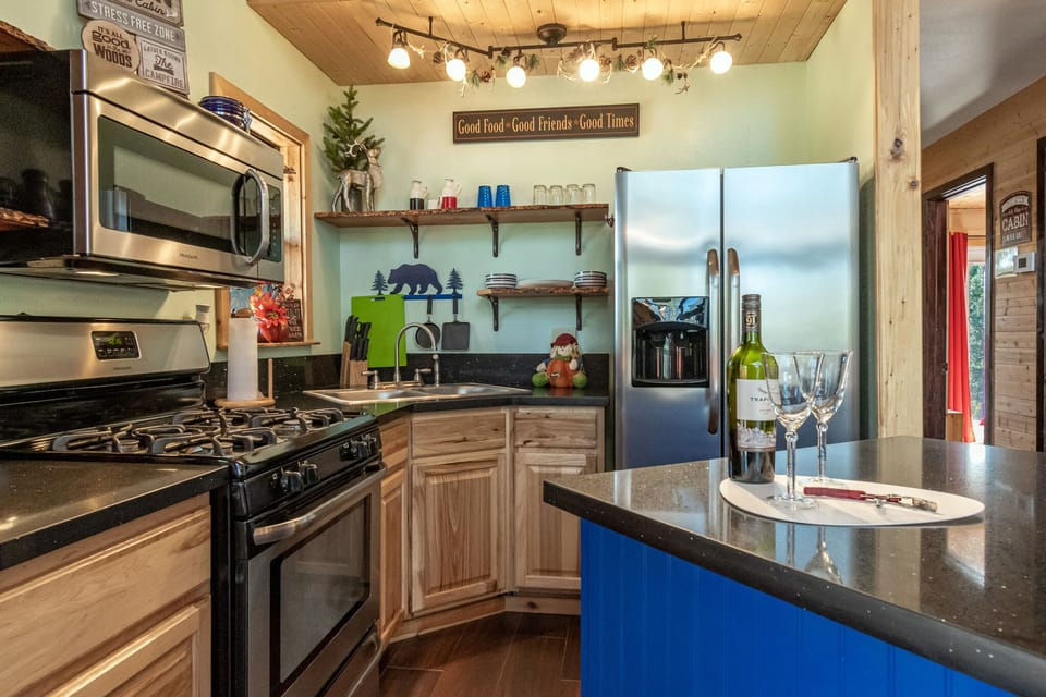 Full size appliances make your stay convenient and more like home