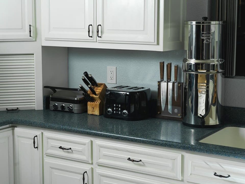 From the convenience of a Berkey water filter to a double toaster, sandwich maker, blender, and more, our kitchen amenities cater to your every need, ensuring a seamless and enjoyable cooking experience.