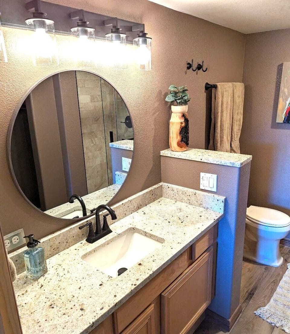 Newly remodeled bathroom
