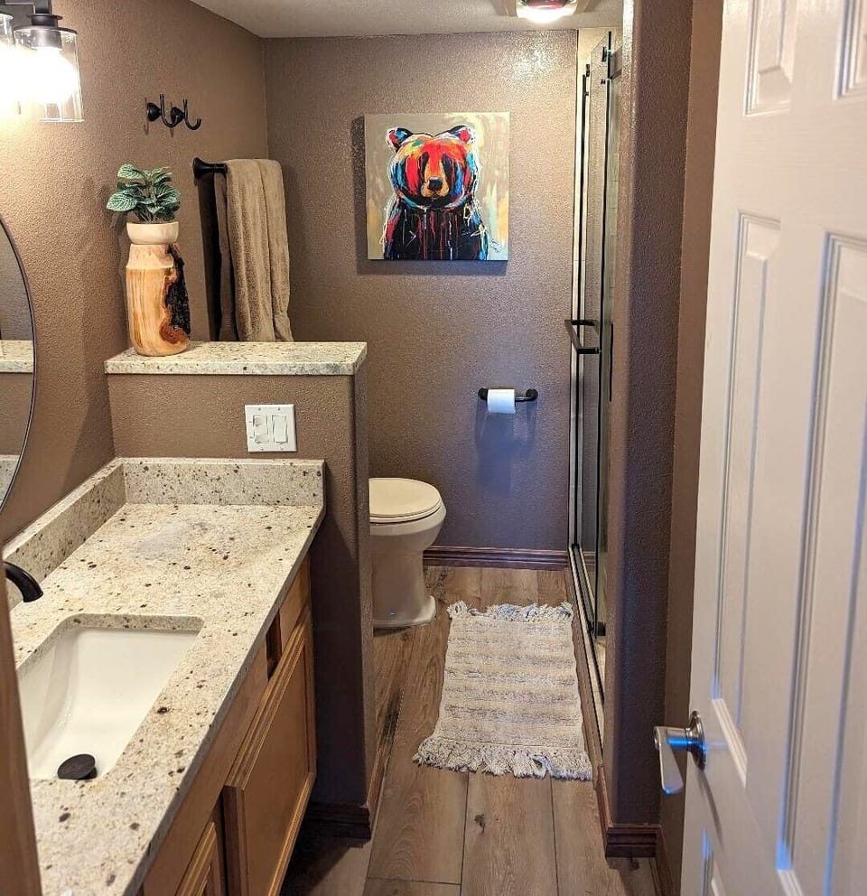 Newly remodeled bathroom