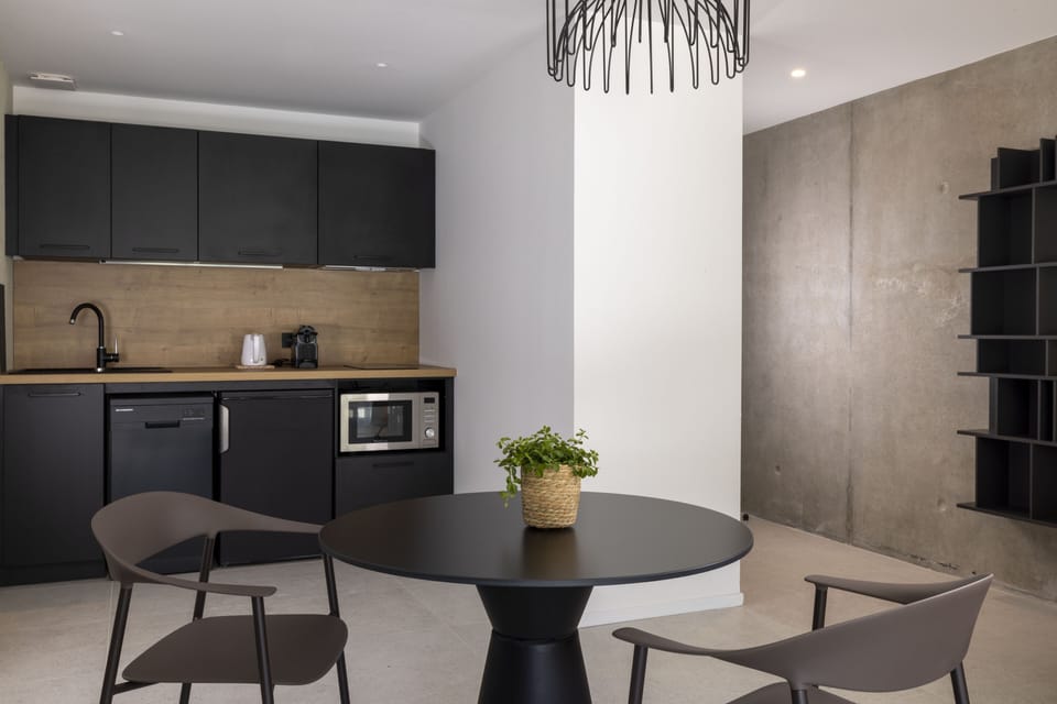 Superior Apartment | Private kitchen | Espresso maker, coffee/tea maker, electric kettle