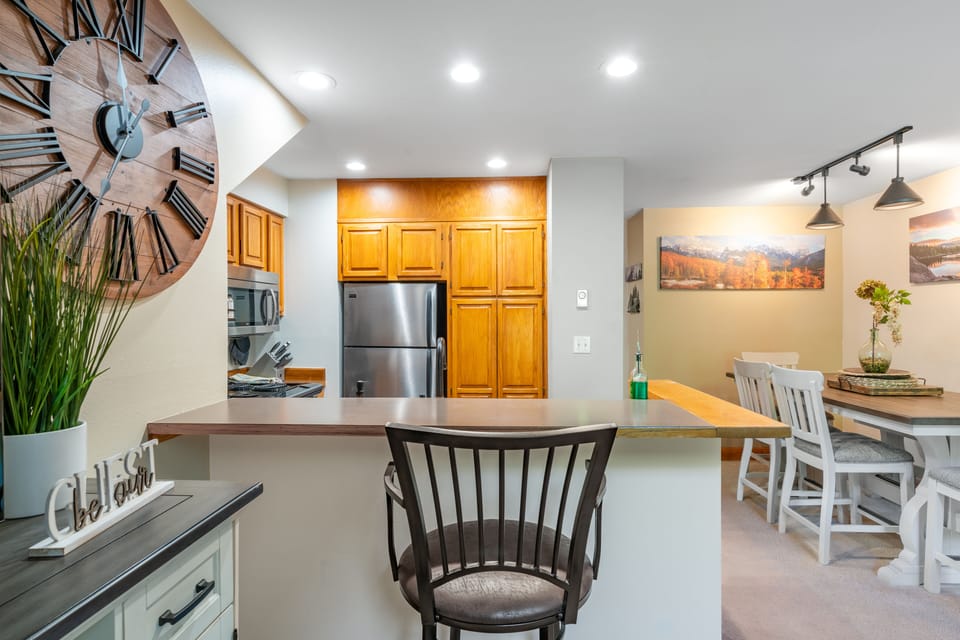 Kitchen counter.