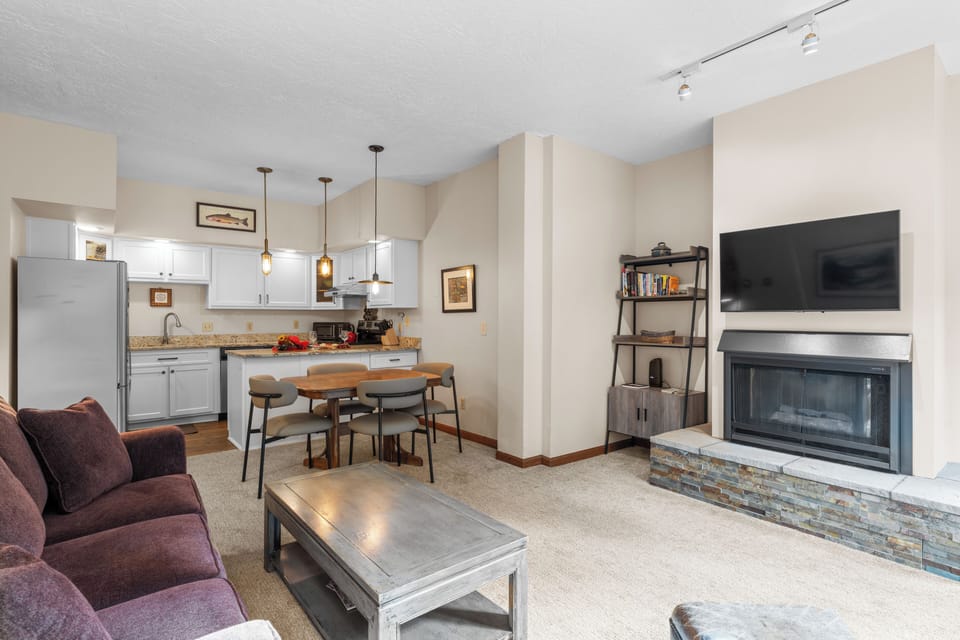 Open concept living space offering seamless transitions.