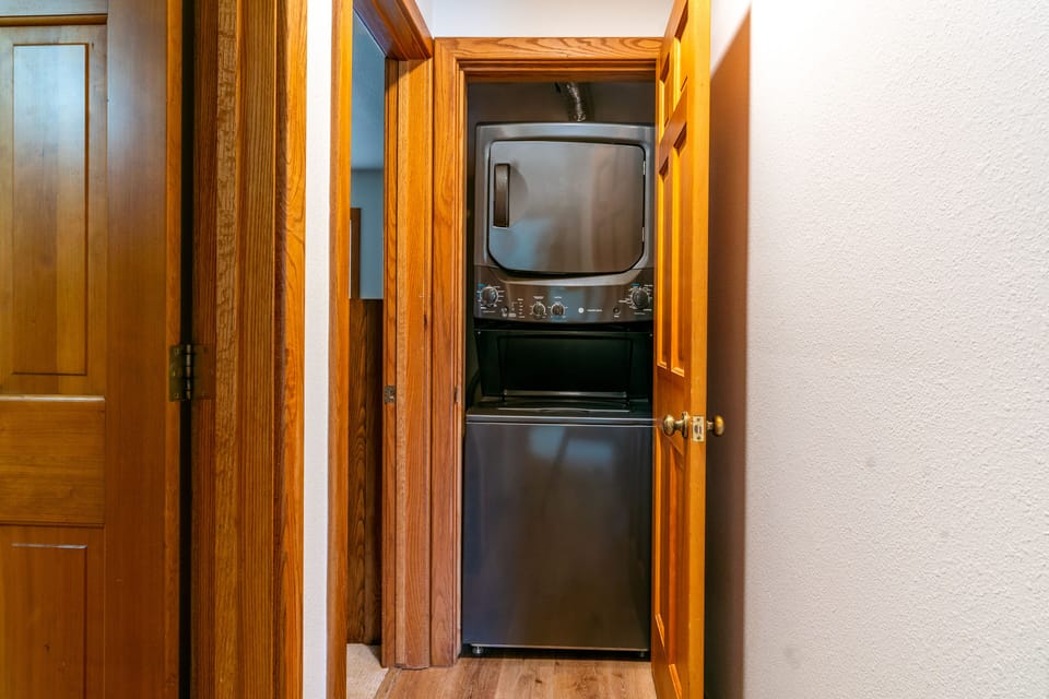 Washer and dryer for convenience.