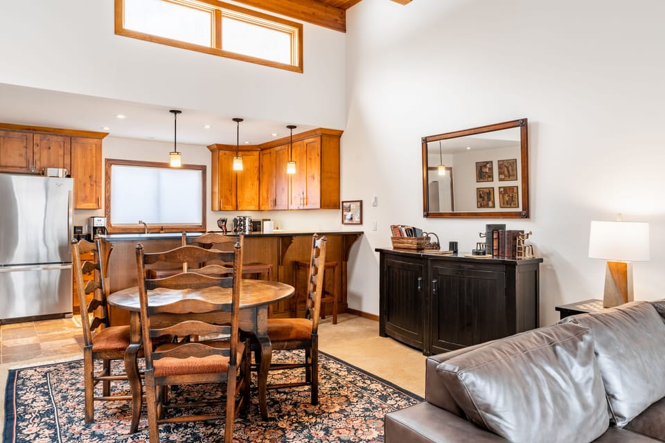 Dining table.