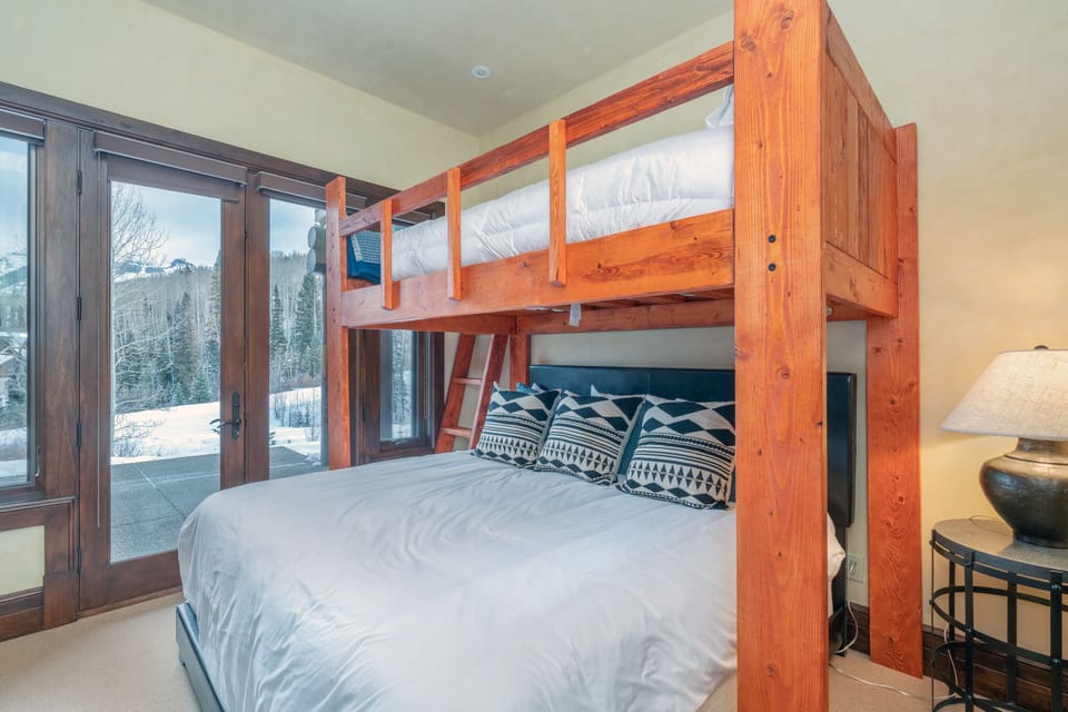 Bedroom 4 features a bunk bed.