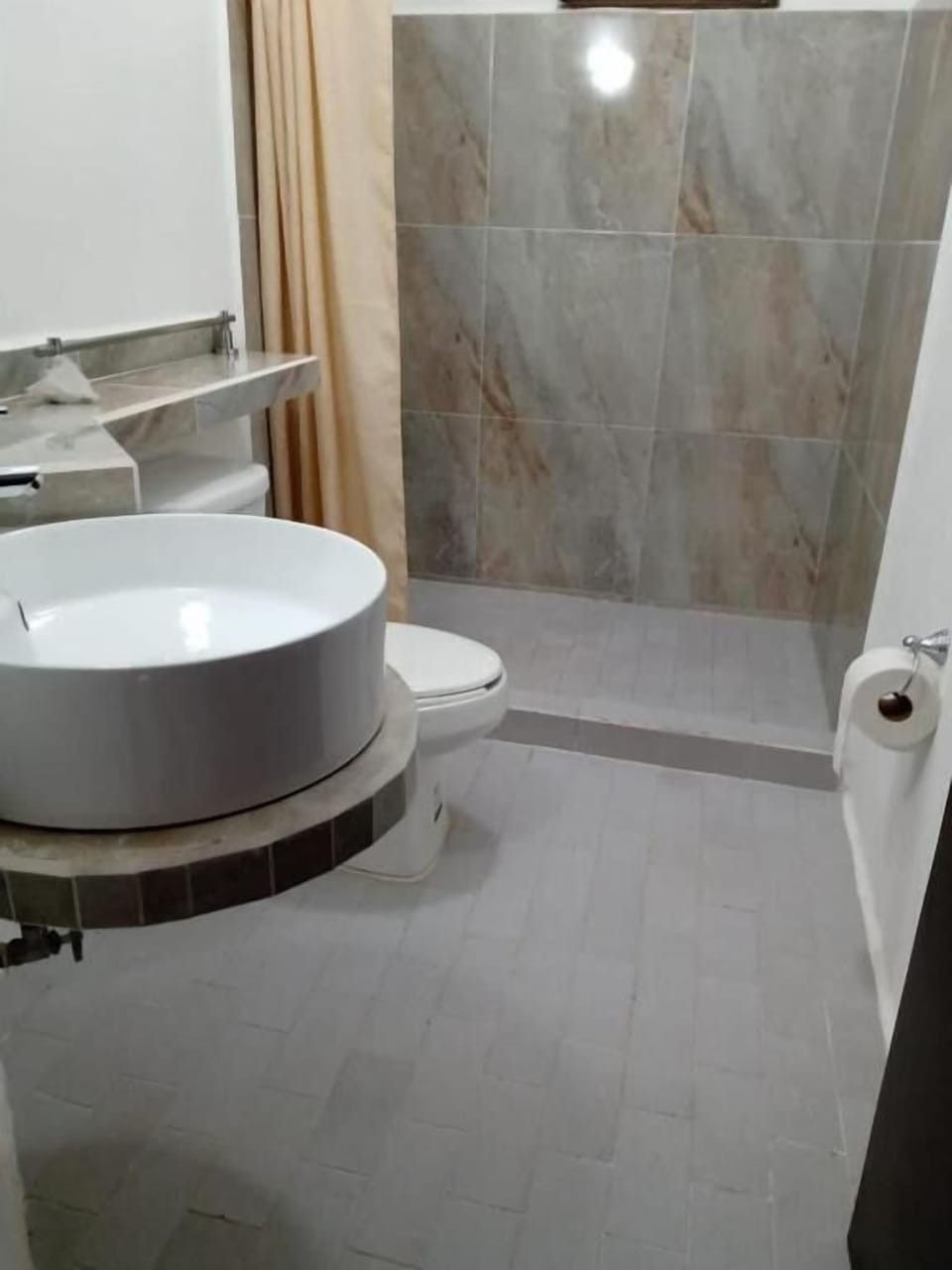 Towels, soap, shampoo, toilet paper
