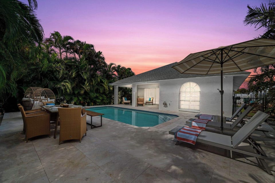 Sunsets from the pool never disappoint!