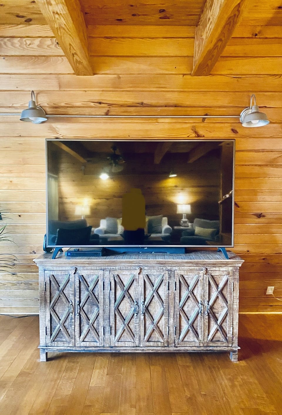 Large television in Living Room