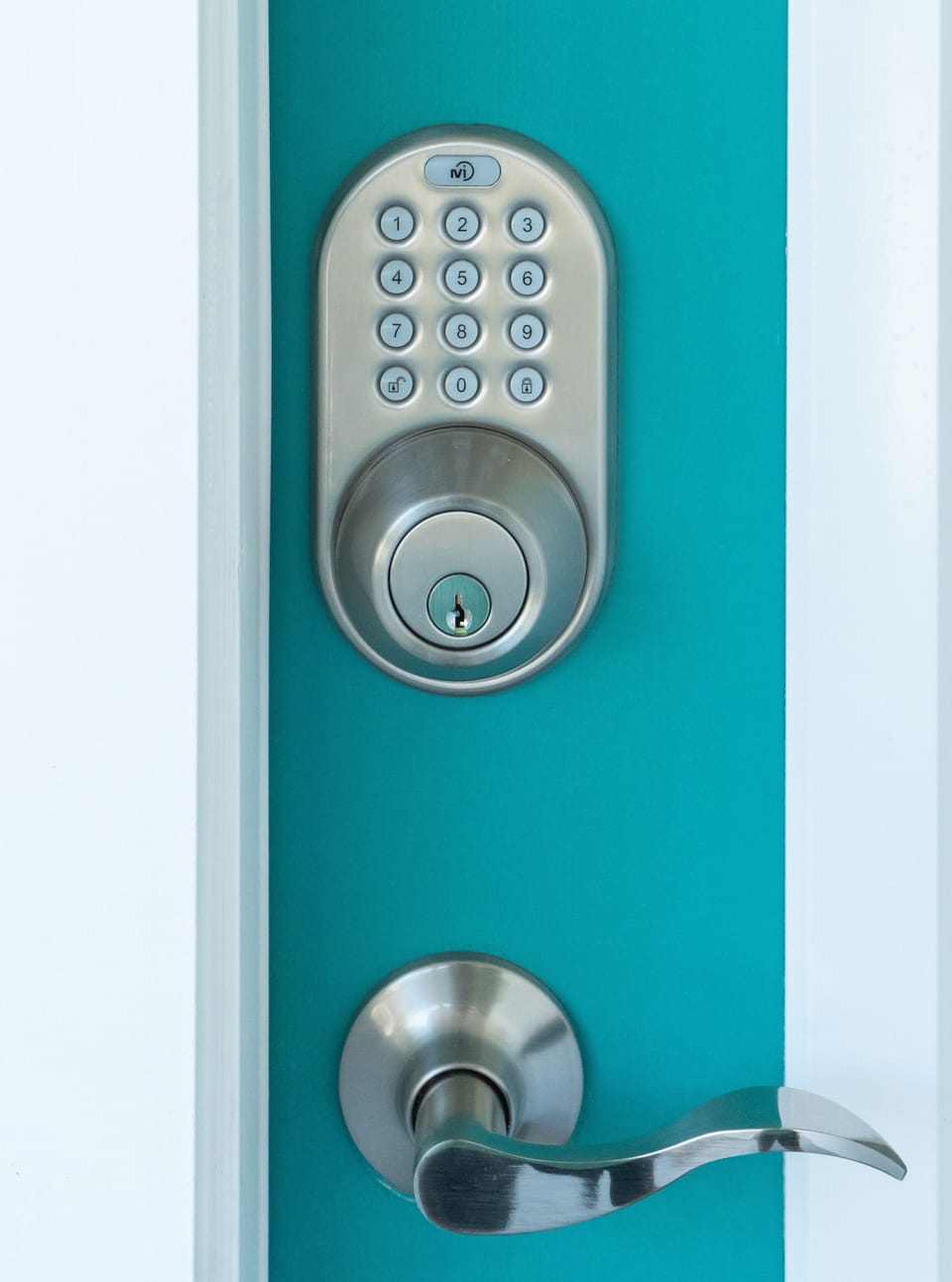 keyless entry on front door