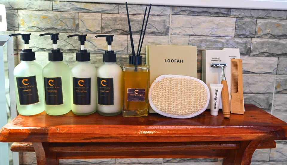 Elite Triple Room | Bathroom | Shower, hydromassage showerhead, eco-friendly toiletries, hair dryer