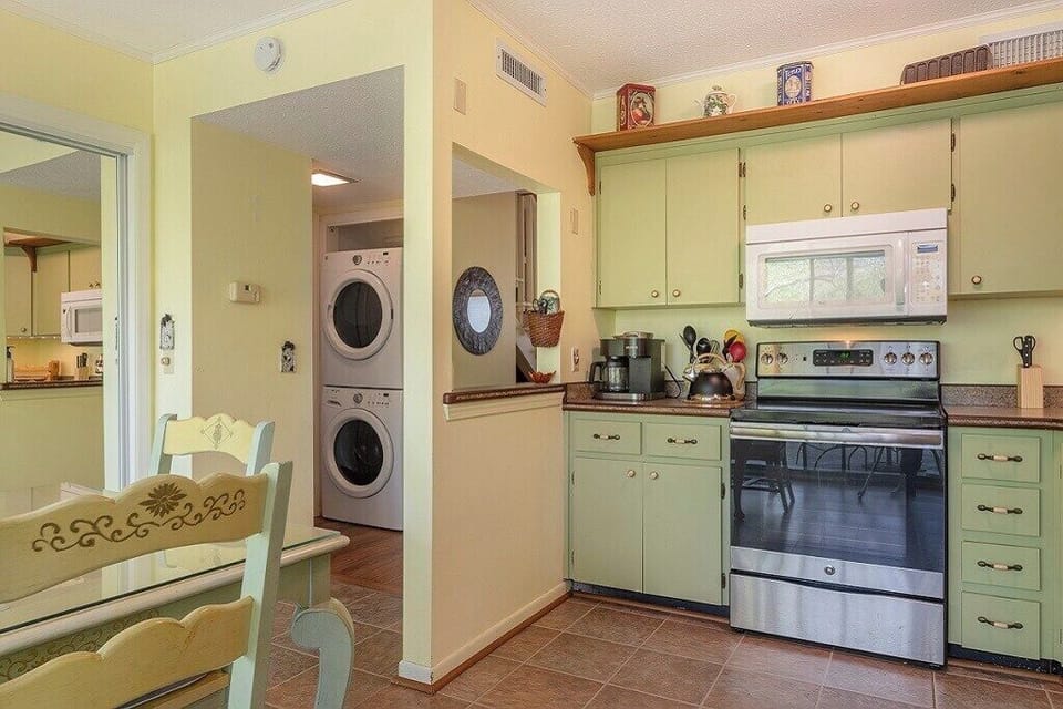 Washer and dryer included in this unit.