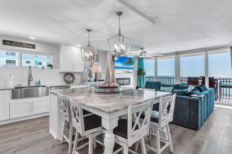 Kitchen Island with Extra Seating
