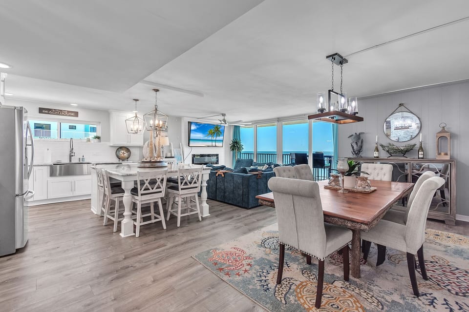 Spacious Living Area with Balcony Access