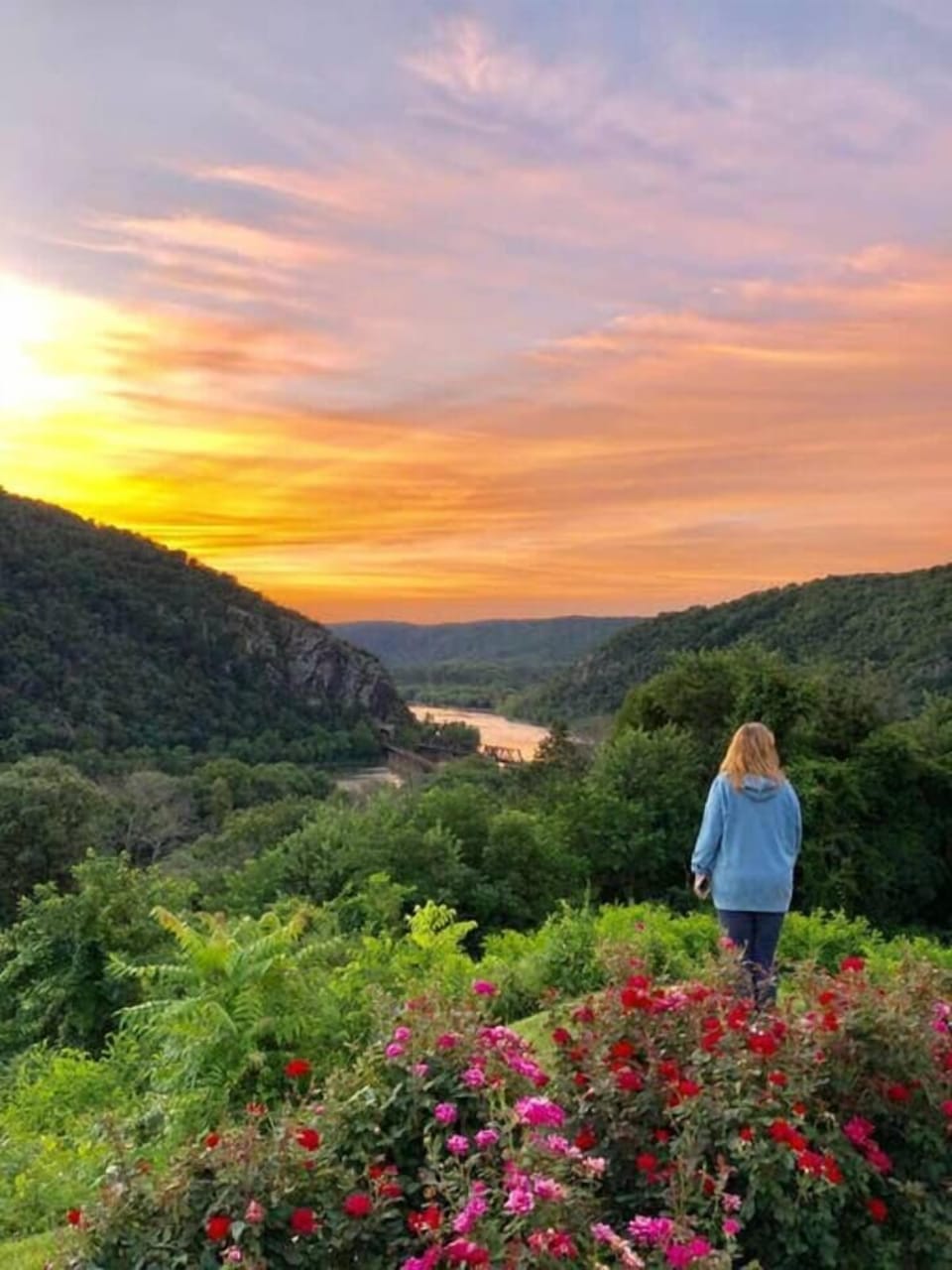 Take a short stroll to this breathtaking view of three states and the confluence of the Potomac and Shenandoah rivers.