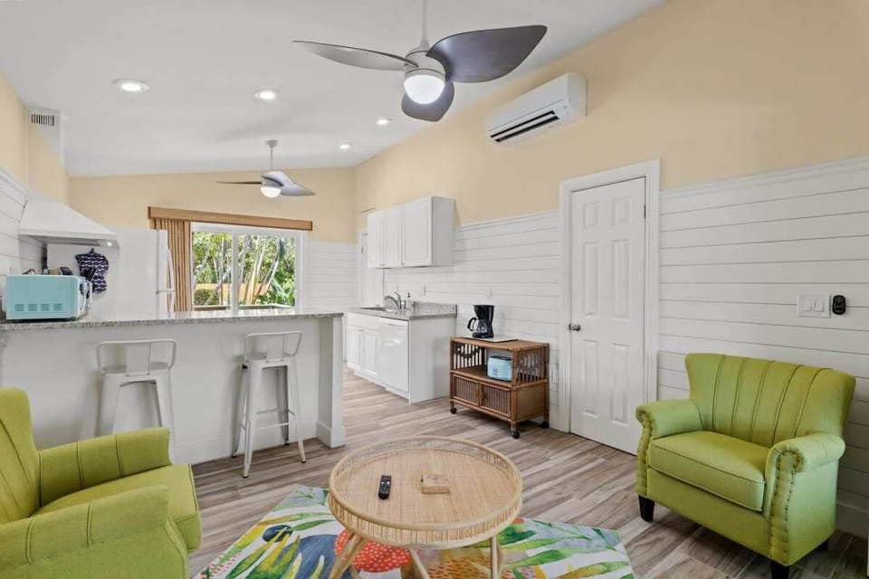 Open concept kitchen and living area provide plenty of space for entertainment
