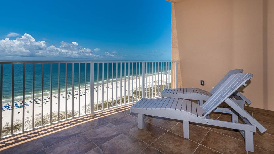Relax on comfortable loungers as you take in breathtaking beach views and listen to the soothing sounds of the coast