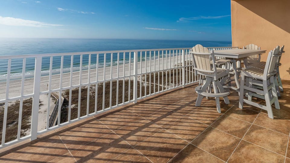 Breathe in the fresh coastal air as you lounge on the balcony, enjoying panoramic views and relaxing moments