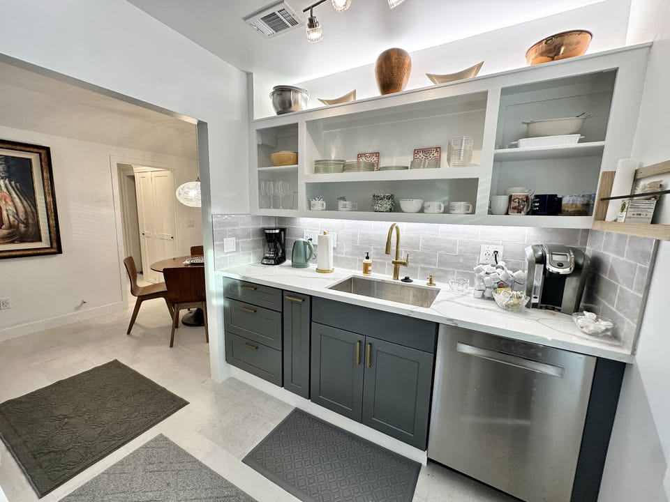 Custom kitchen: Bosch dishwasher, GE 36” induction , deep 30 inch sink, 30” oven