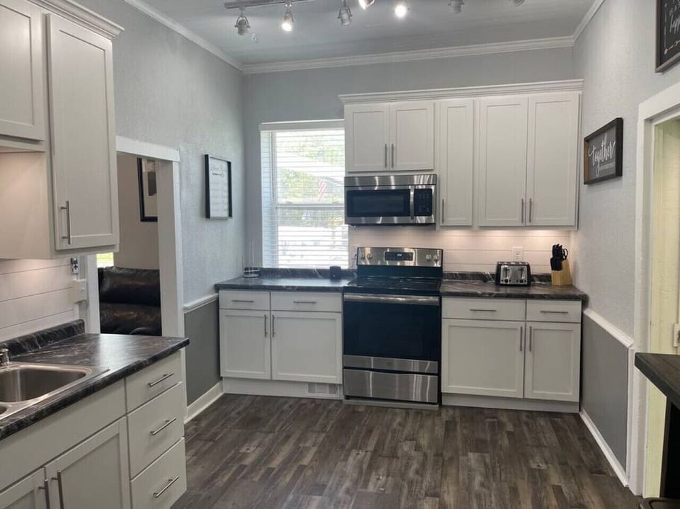 Fully stocked kitchen