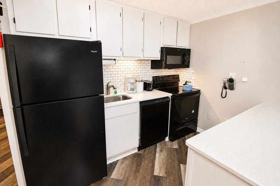 Updated kitchen with new appliances