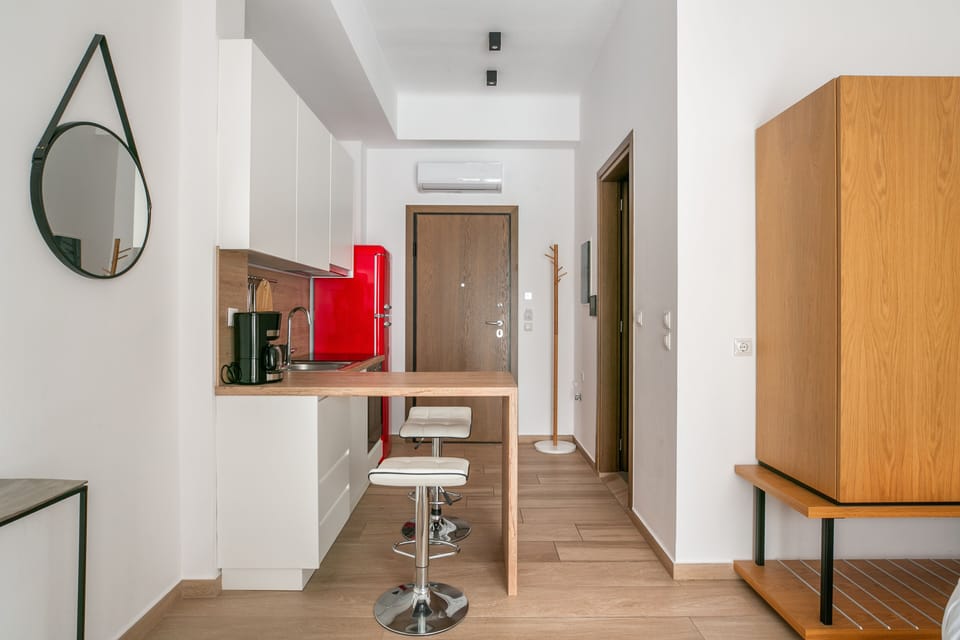 Sitting area, Dining area, Wardrobe, Kitchen