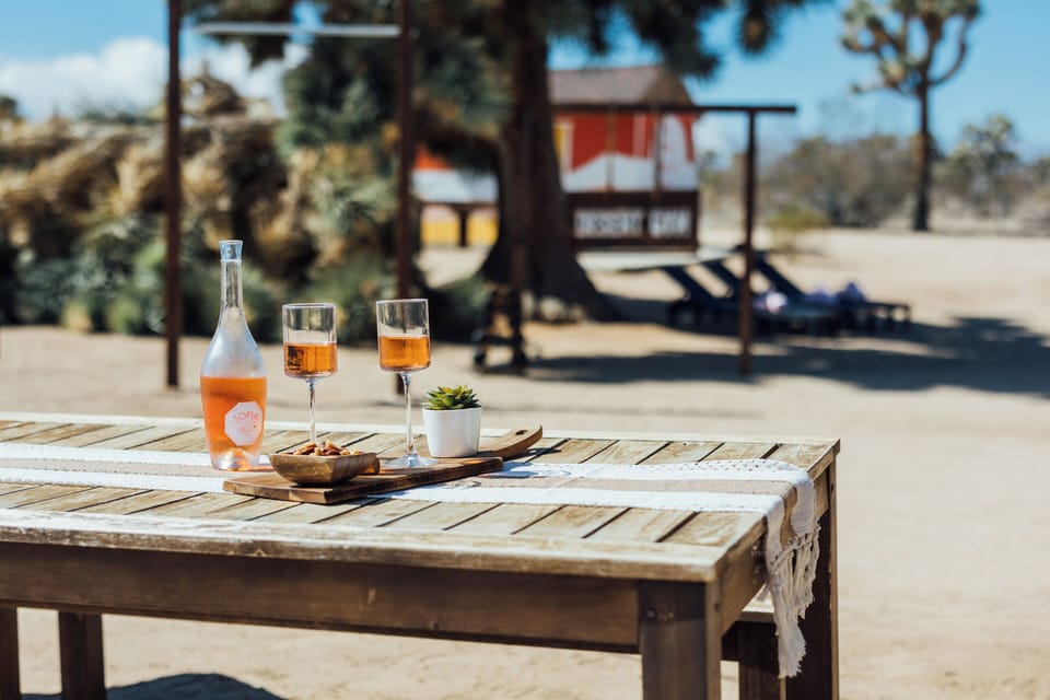 Dine alfresco on our fenced 2 acres of land.