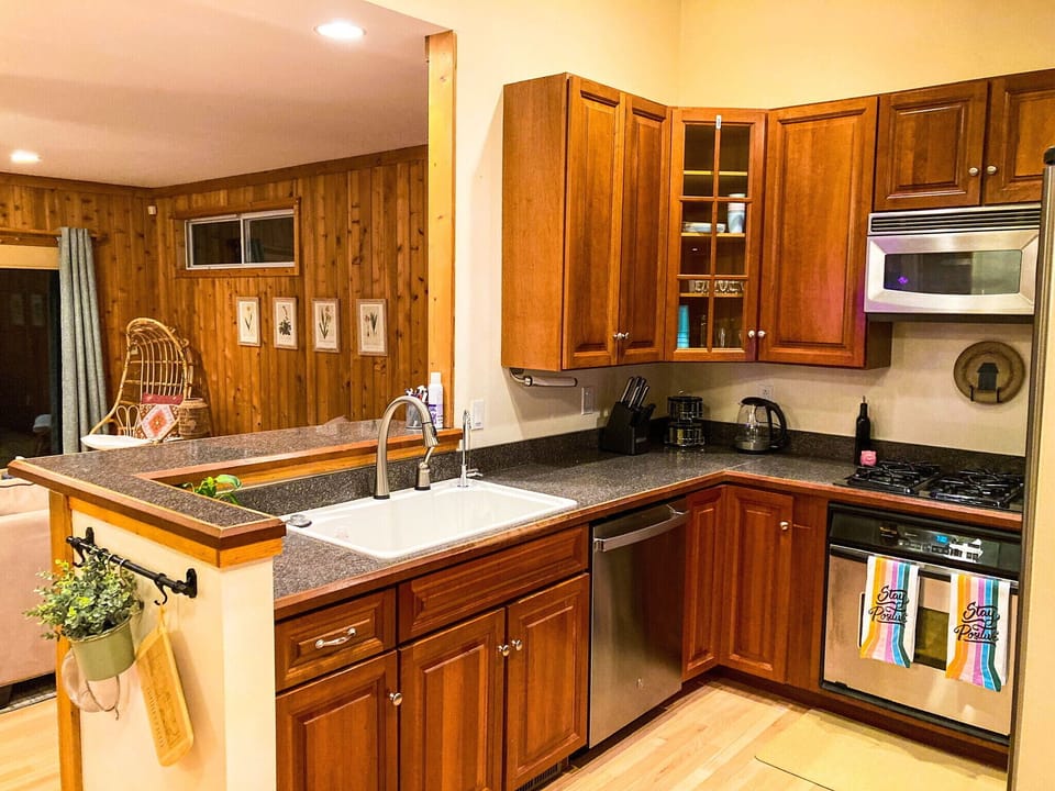 Fully stocked Kitchen with most essentials you’d need to cook a meal