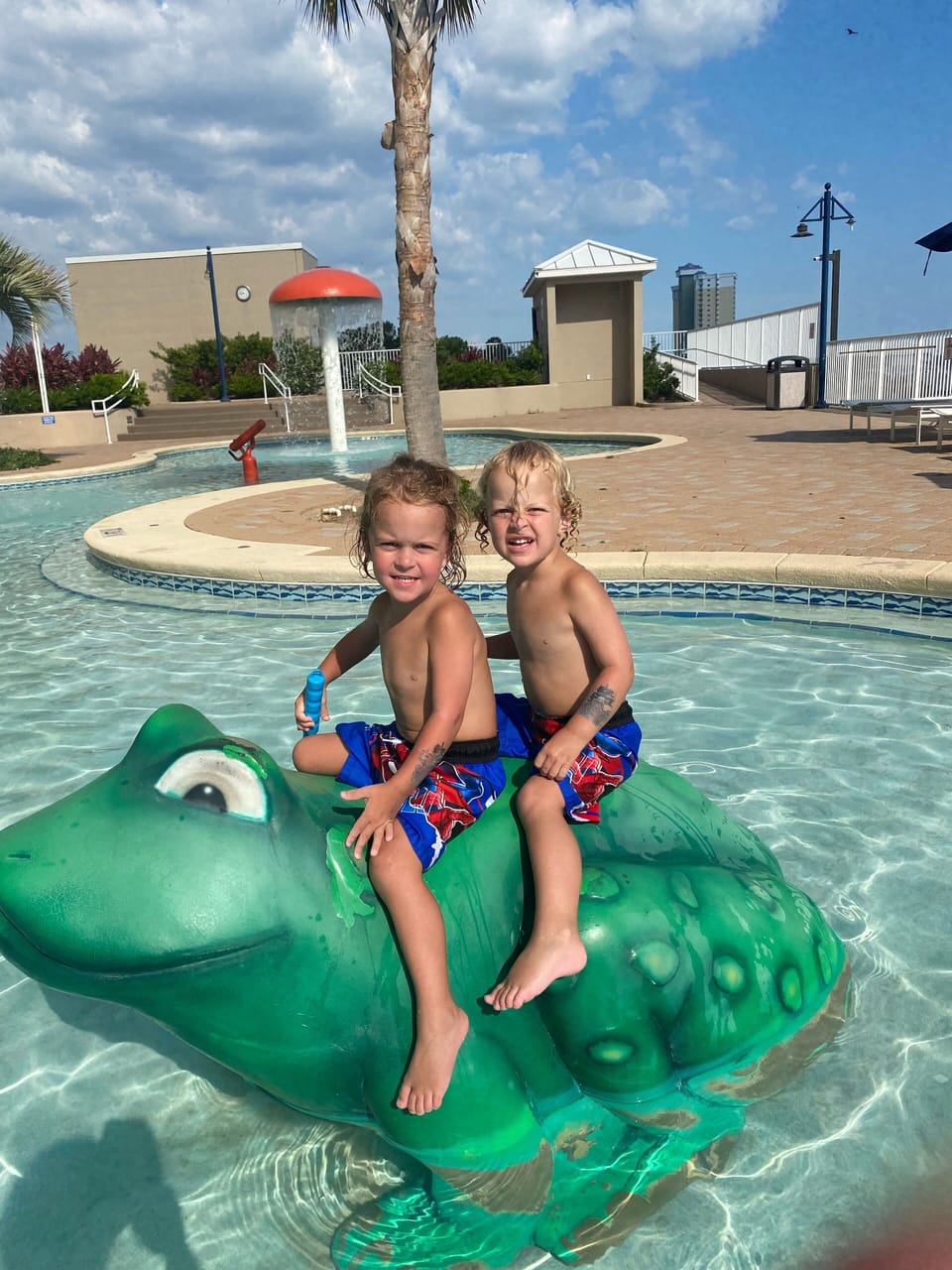 Kids pool fun
