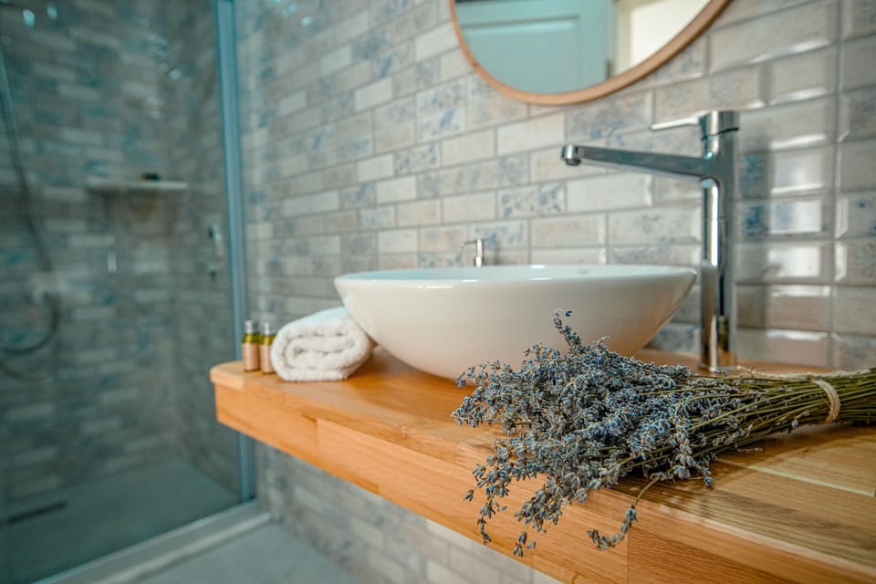 Deluxe Triple Room | Bathroom | Rainfall showerhead, hair dryer, bathrobes, towels