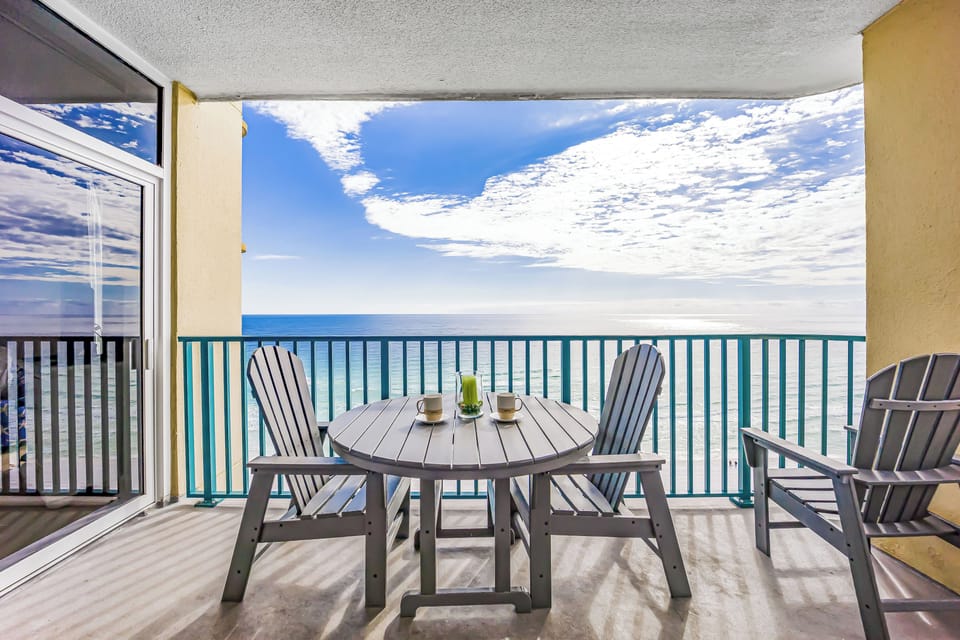 Unparalleled view from the balcony