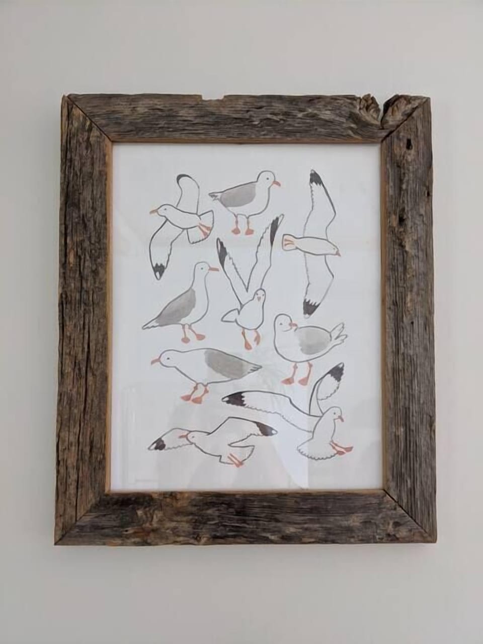Local art decorates the walls 
