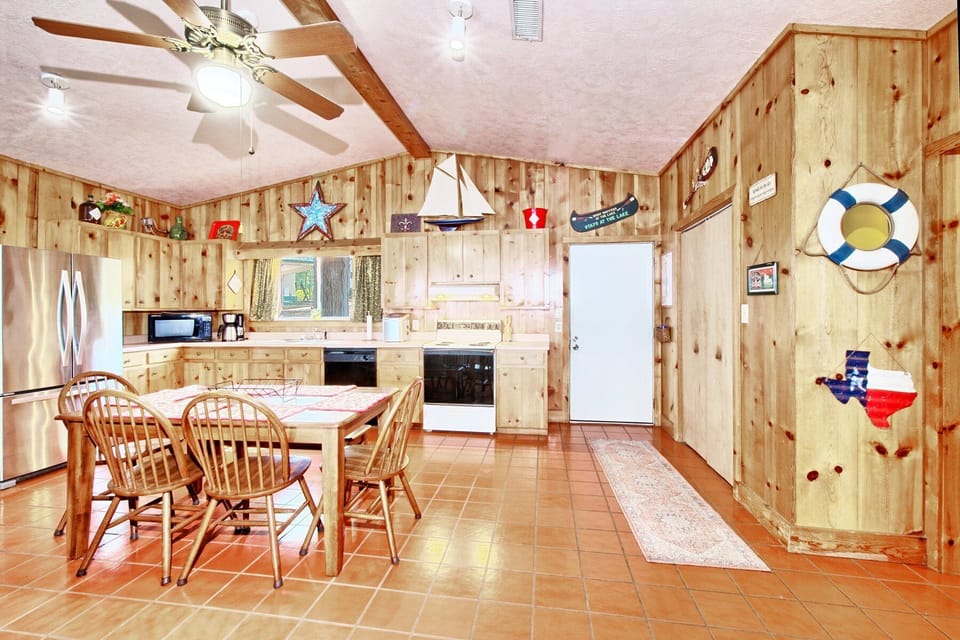 Well appointed kitchen.