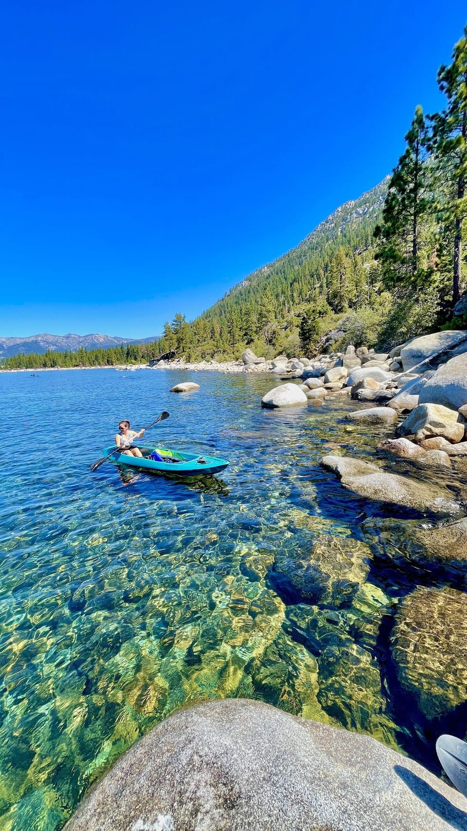 Sand Harbor 30 mins away
Best place to kayak and beach time