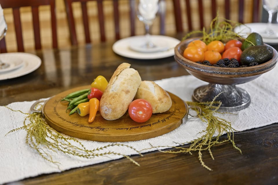 Sort those fresh ingredients on the kitchen island and unleash your cooking creativity.