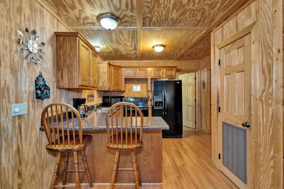 The kitchen is stocked and ready to go