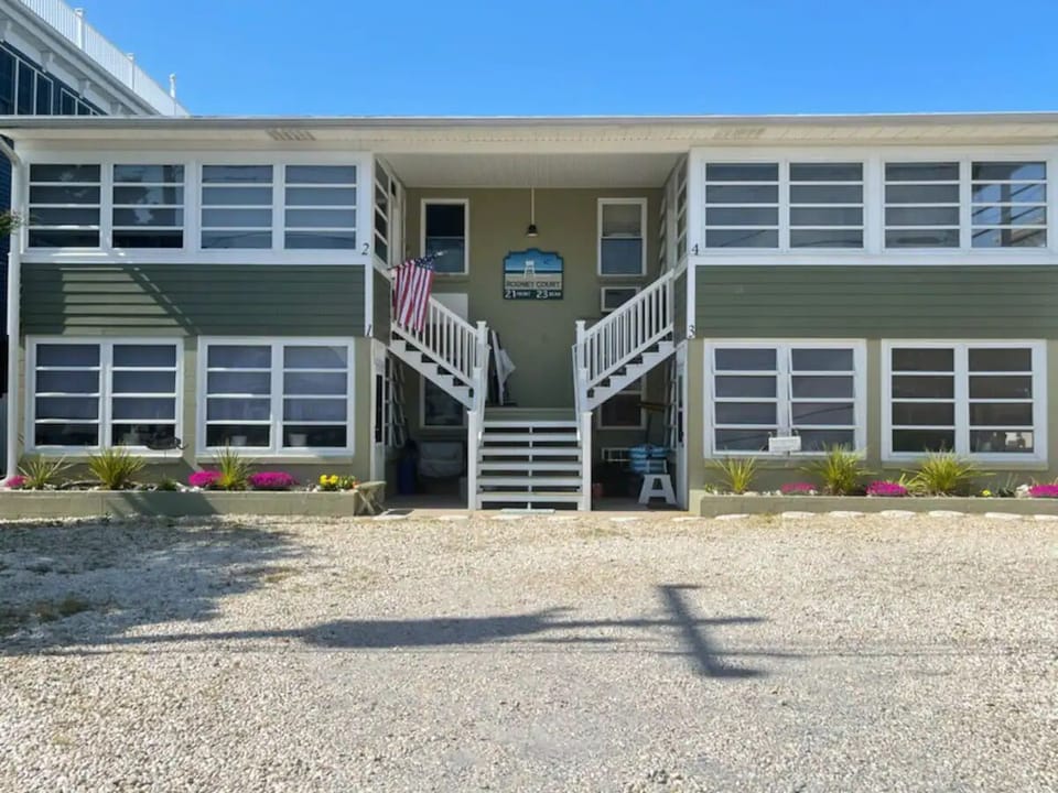 Our Gravel Parking Lot & Front Condo Bldg. **Our Condo Bldg is behind this. 