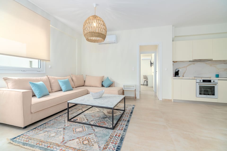 Boutique Apartment CASA | Living area | Fireplace