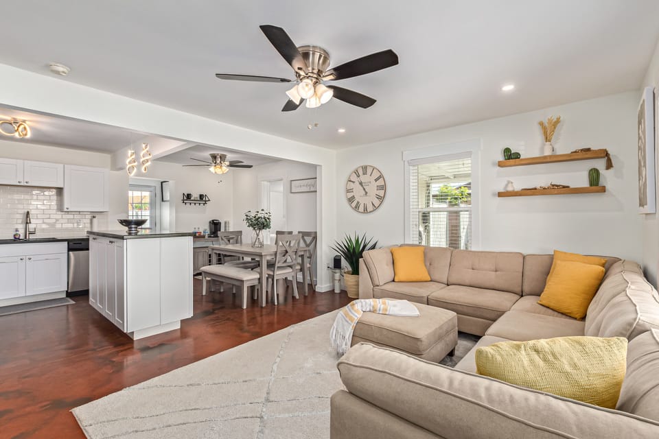 Entry to open living area