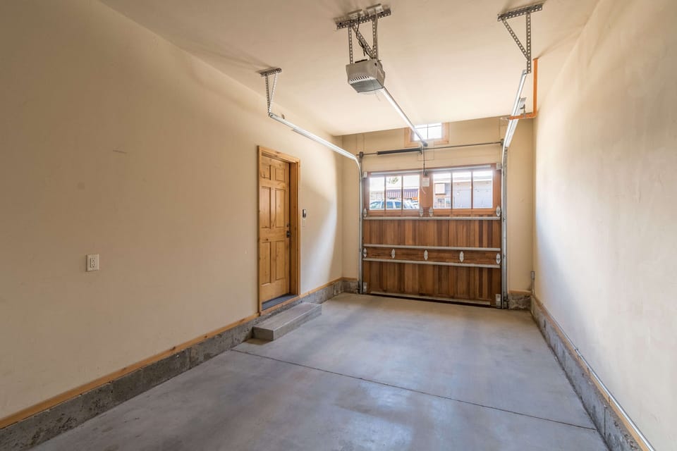 Private one car garage attached to the house