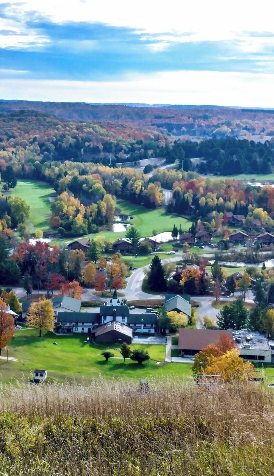 Fall on the mountain
