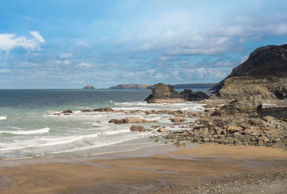 Trevaunance Cove, 15 min walk