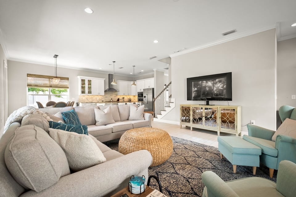 Chrome cast TV to stream your favorite shows from your device.