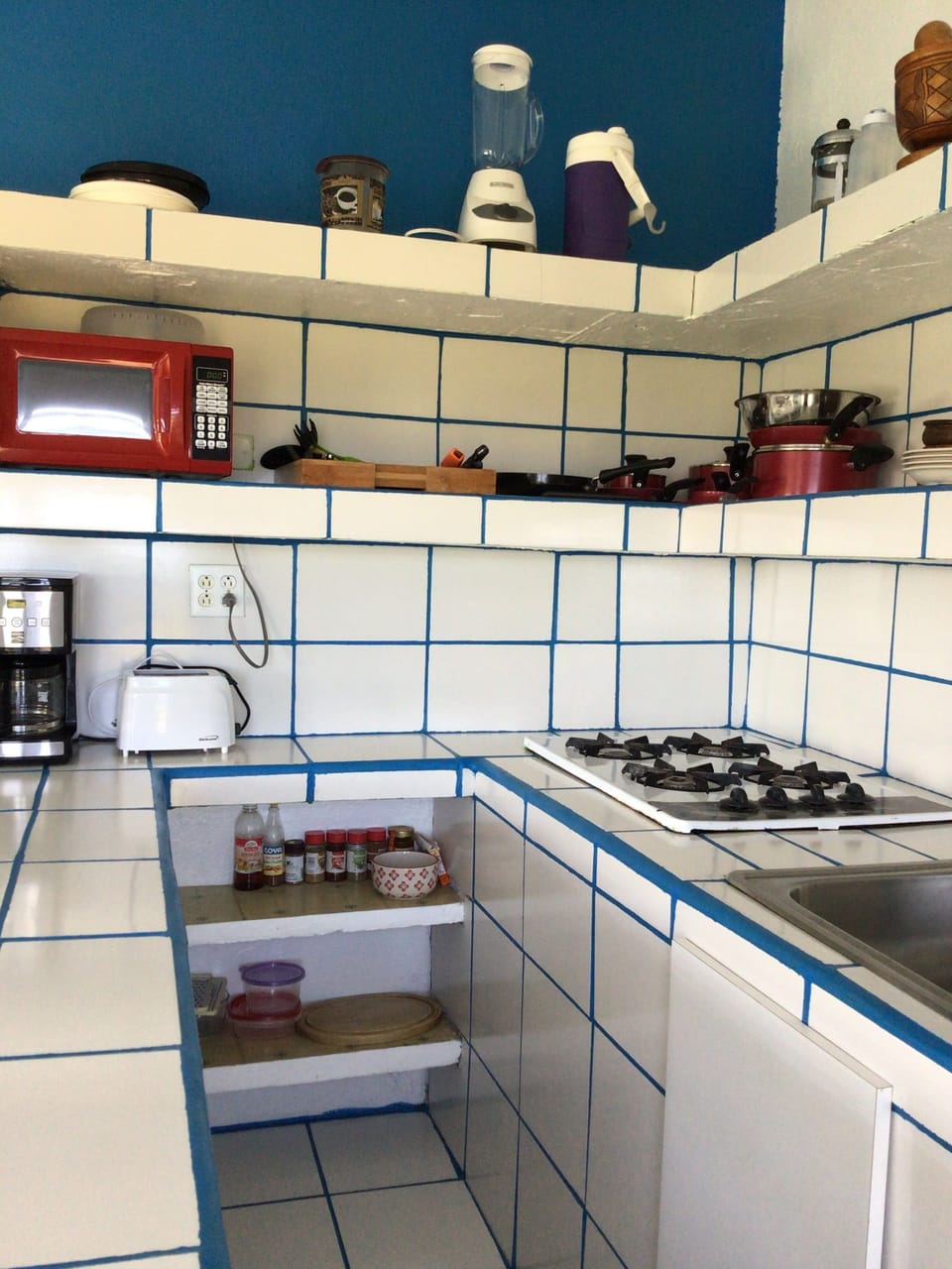 well equipped kitchen for cooking at home if so desired.