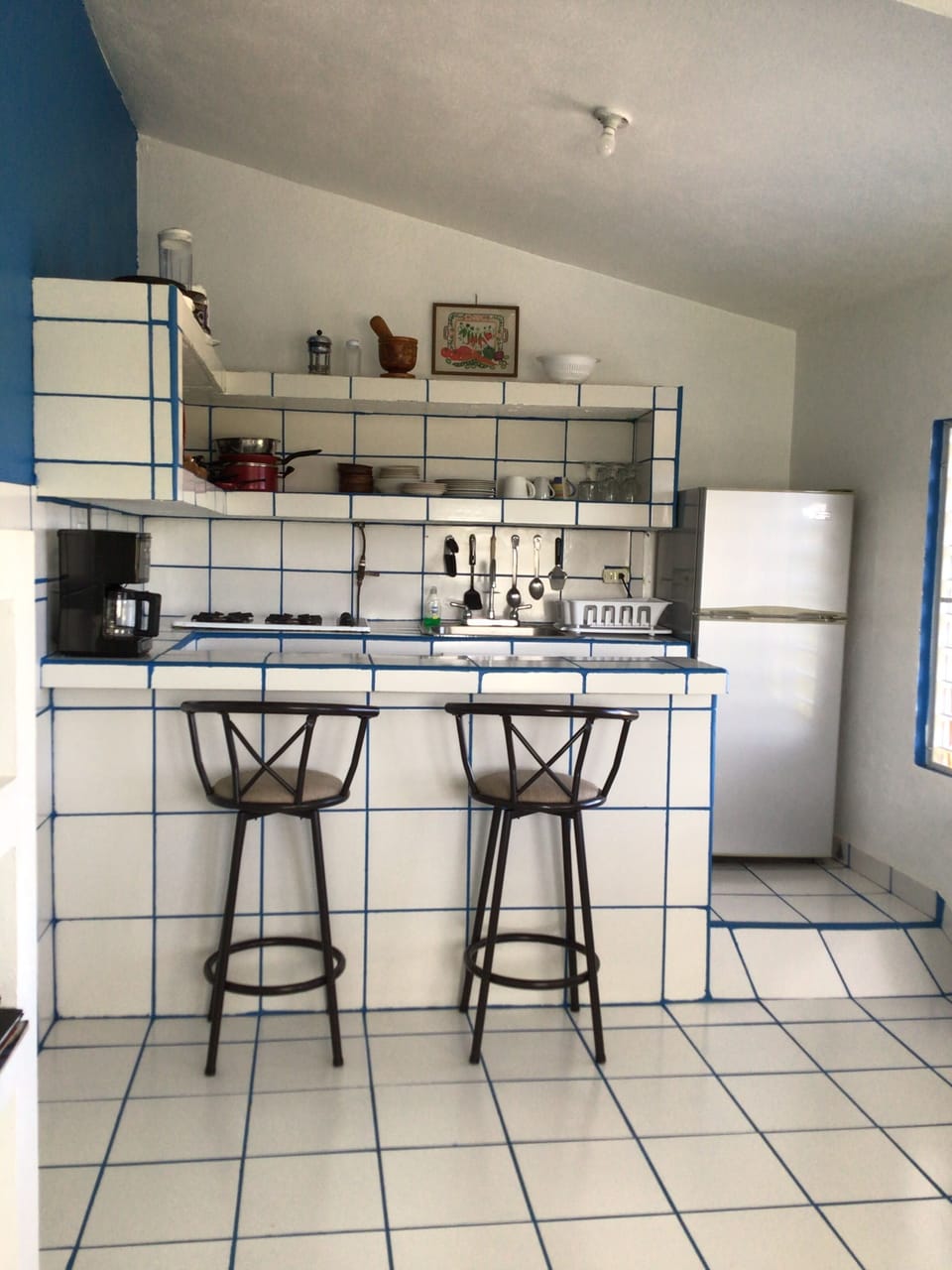 well equipped kitchen