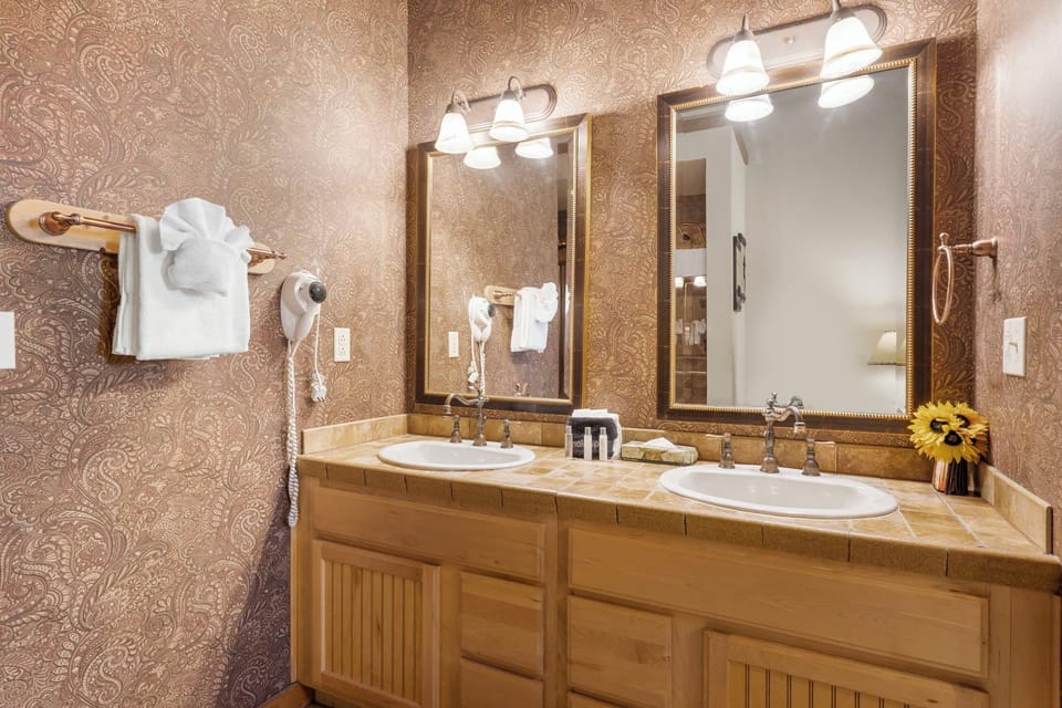 Upstairs Double Vanity
