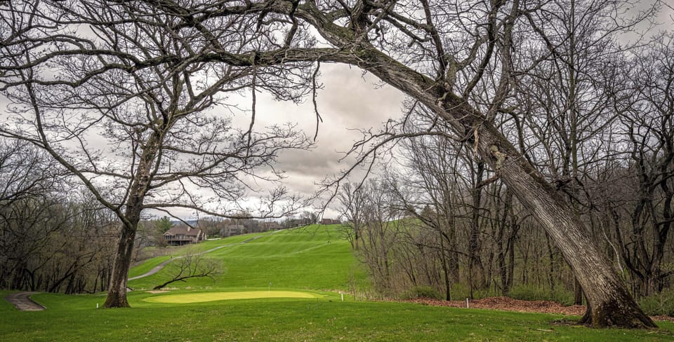 Golf course view!