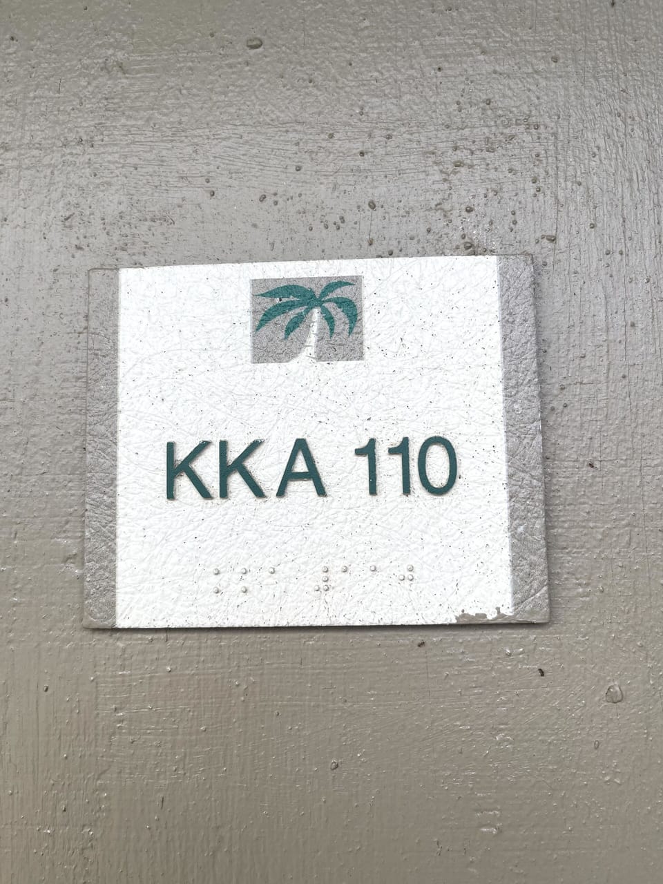 KKA 110 Door Sign