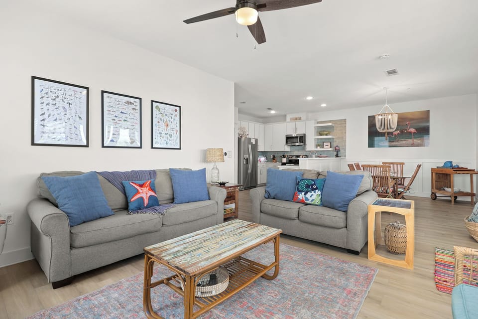 Comfortable seating to lounge in
